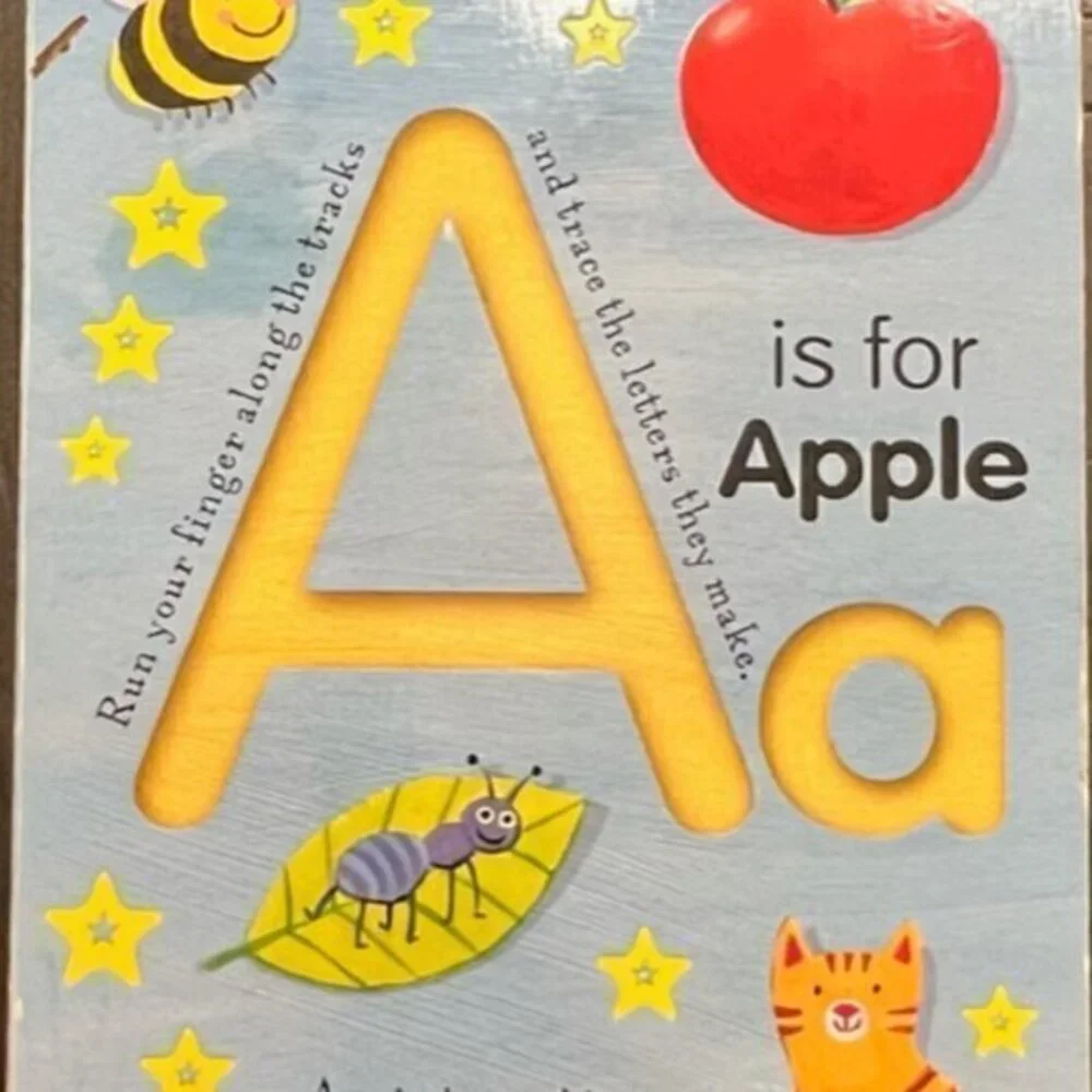 Book Bundle Kids, Animal Hide and Seek, A is for Apple, Peek-a-Boo Farm‎ GIFT